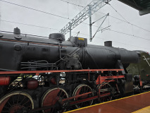 Pociąg retro w Tarnowie