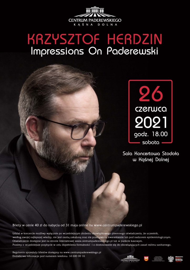 Krzysztof Herdzin plakat koncertowy