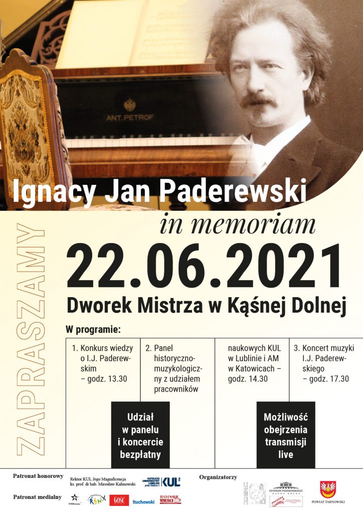 Paderewski in memorian do druku