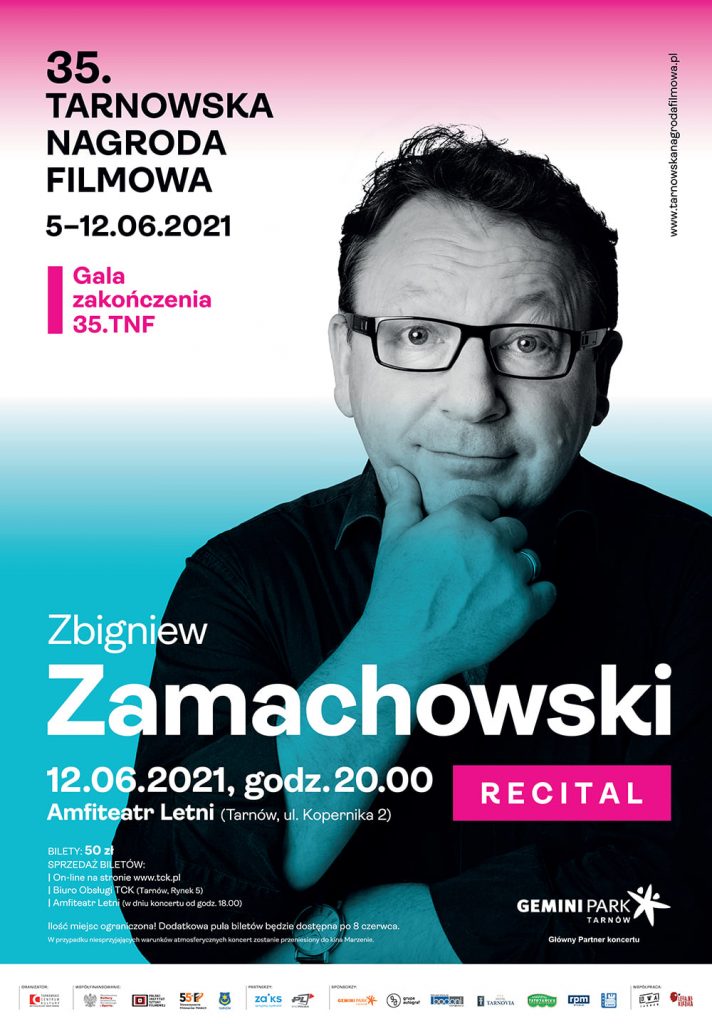 recital Zamachowskiego plakat