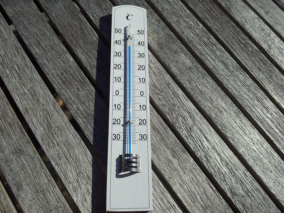 temperatura termomentr slonce cieplo pogoda