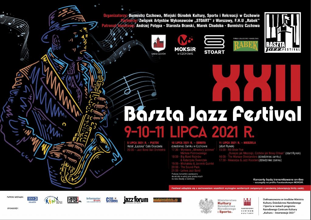 Plakat 22. Baszta Jazz Festival w Czchowie