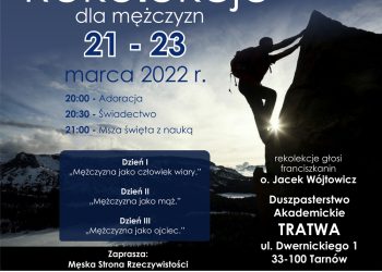 Rekolekcje dla mezczyzn plakat b