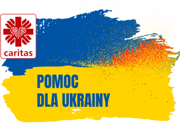 Ukraina Pomoc Caritas znak