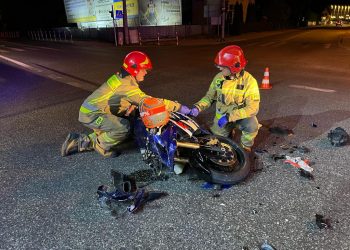 wypadek chelmiec motocykl