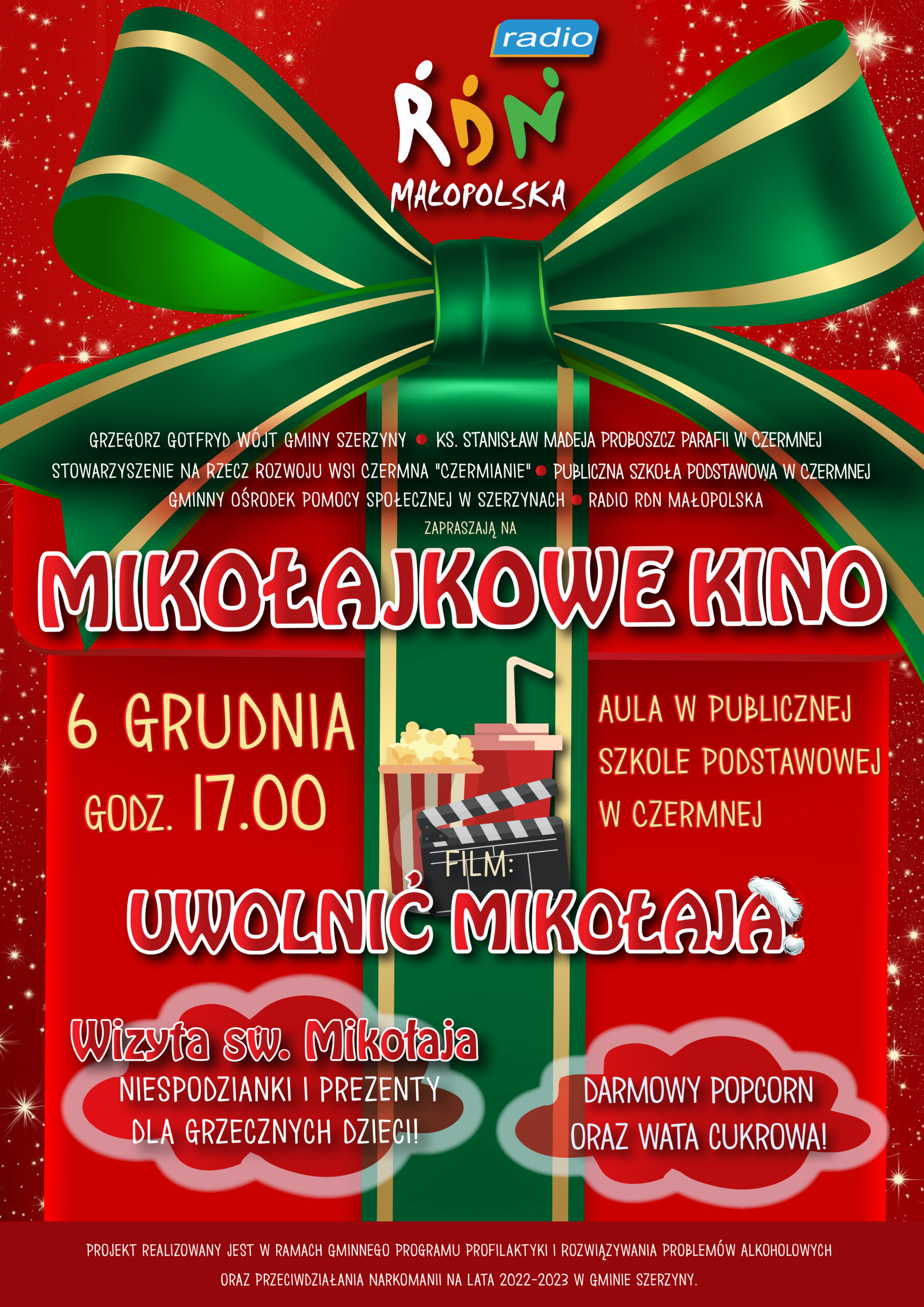 plakat kinowy mikolajkowy Szerzyny scaled
