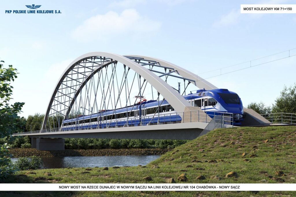 csm Linia Kolejowa 104 Odcinek E przeslo nurtowe mostu kolejowego na rzece Dunajec w Nowym Saczu w km proj. 71 150 c42a77cf7d