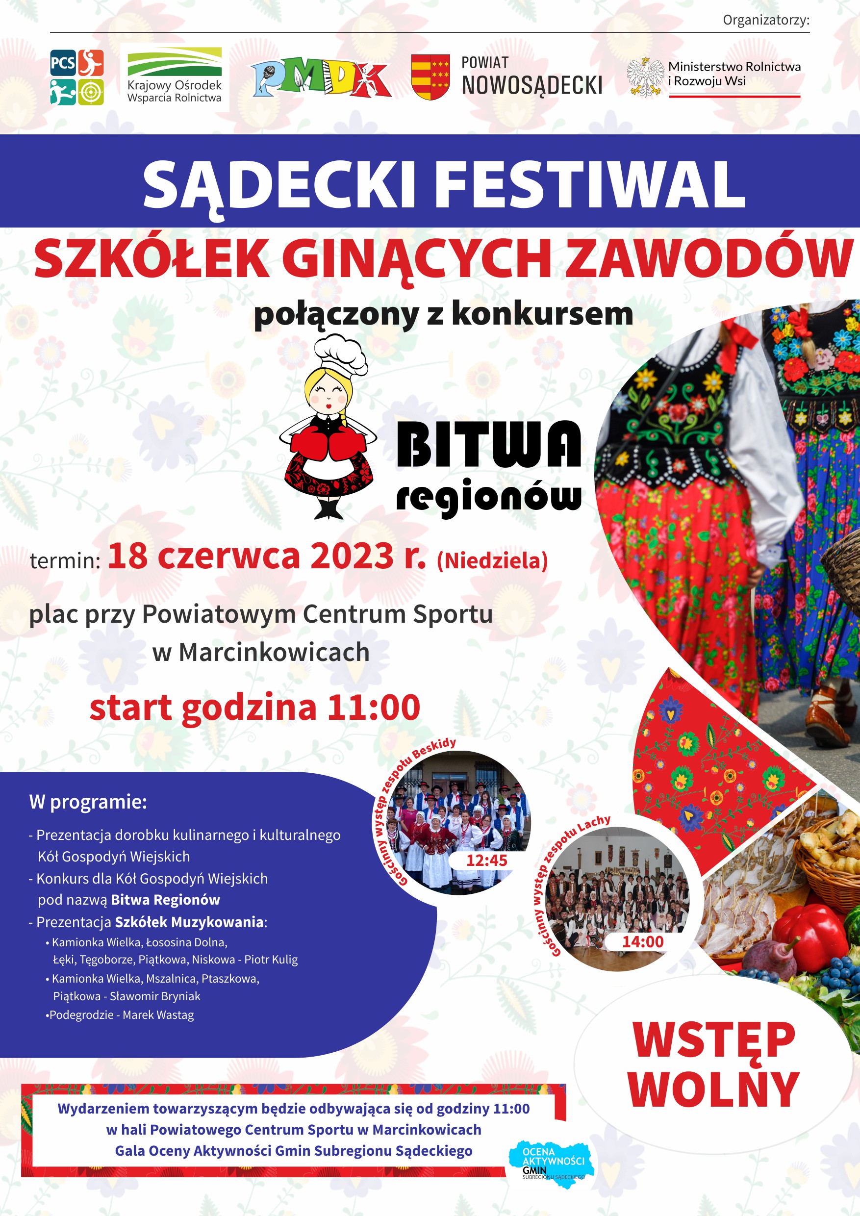 plakat Sadecki Festiwal