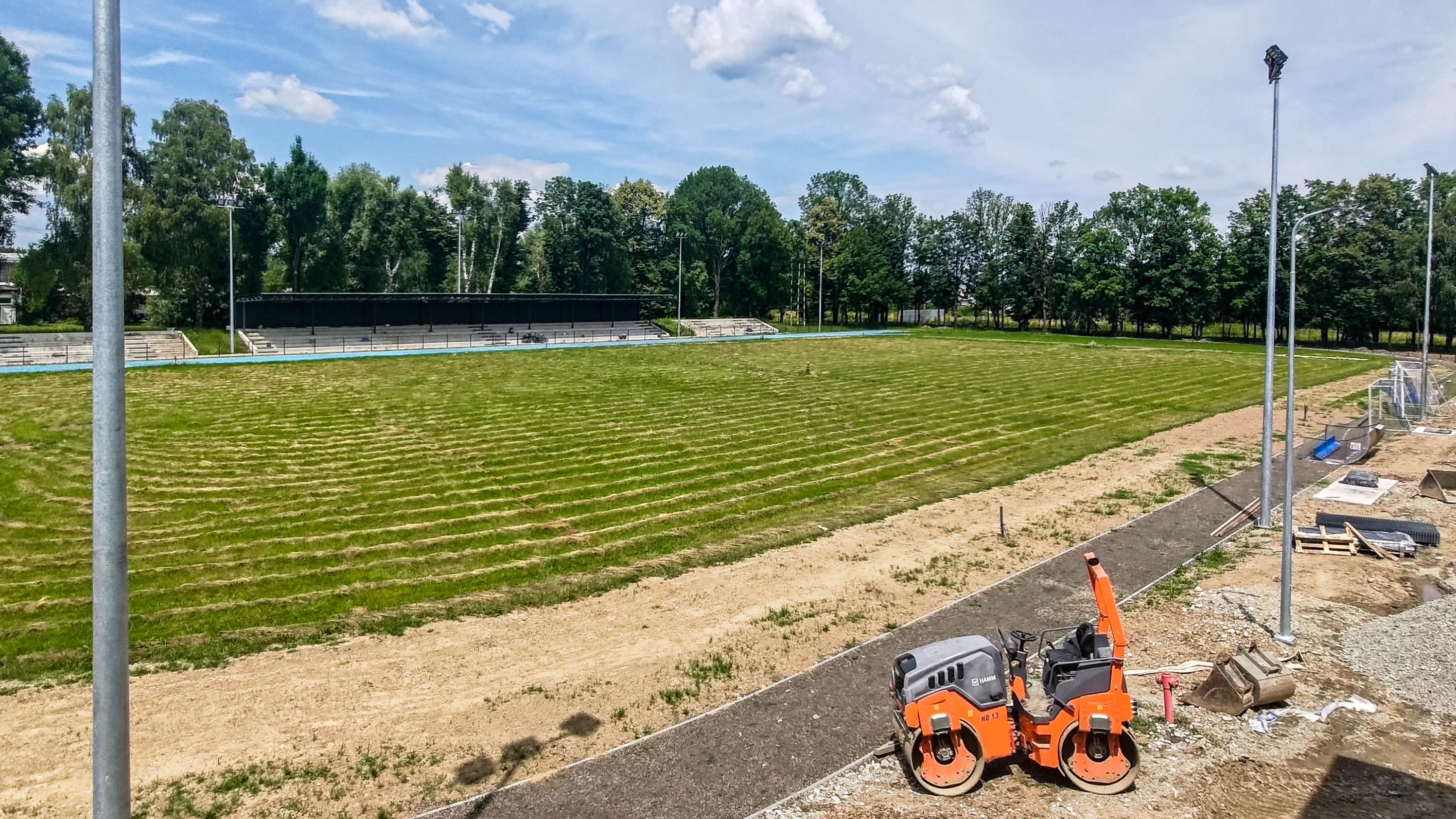 Niespodziewane problemy z remontem stadionu Olimpii Wojnicz