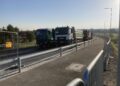 Próby obciążeniowe mostu na Dunajcu