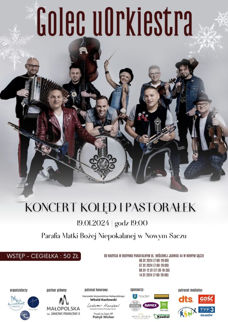plakat koncert GolecuOrkiestra TS 2024