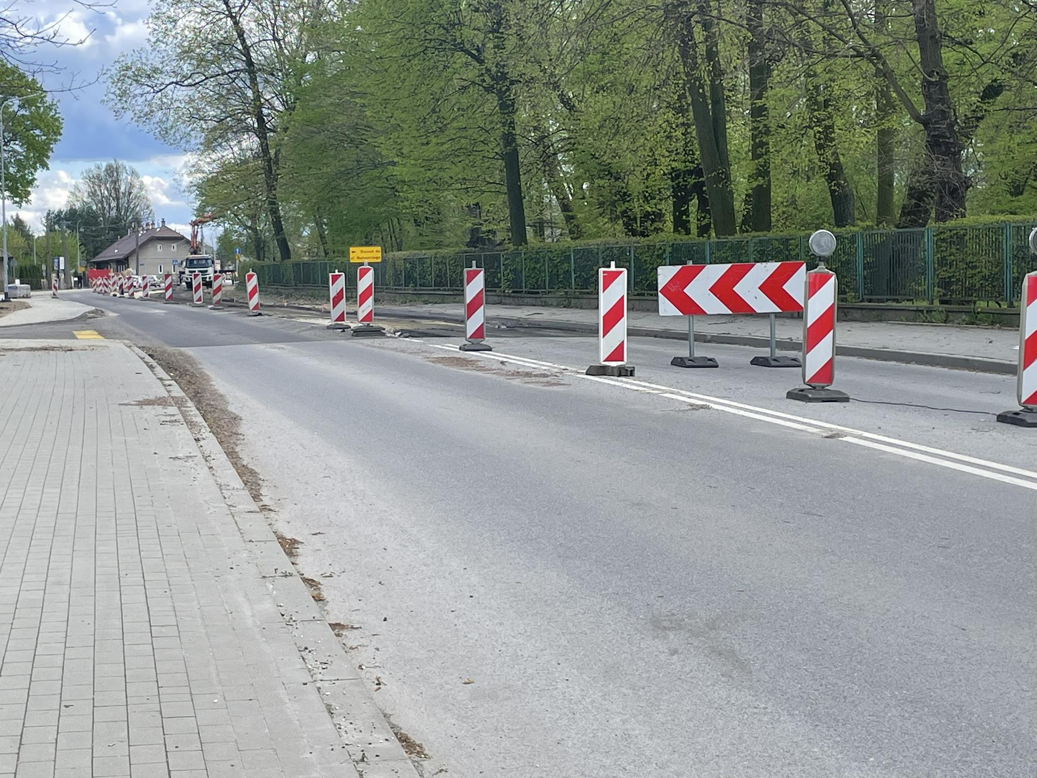 Tarnów. Zmieniła się organizacja ruchu na remontowanym odcinku ulicy Braci Saków