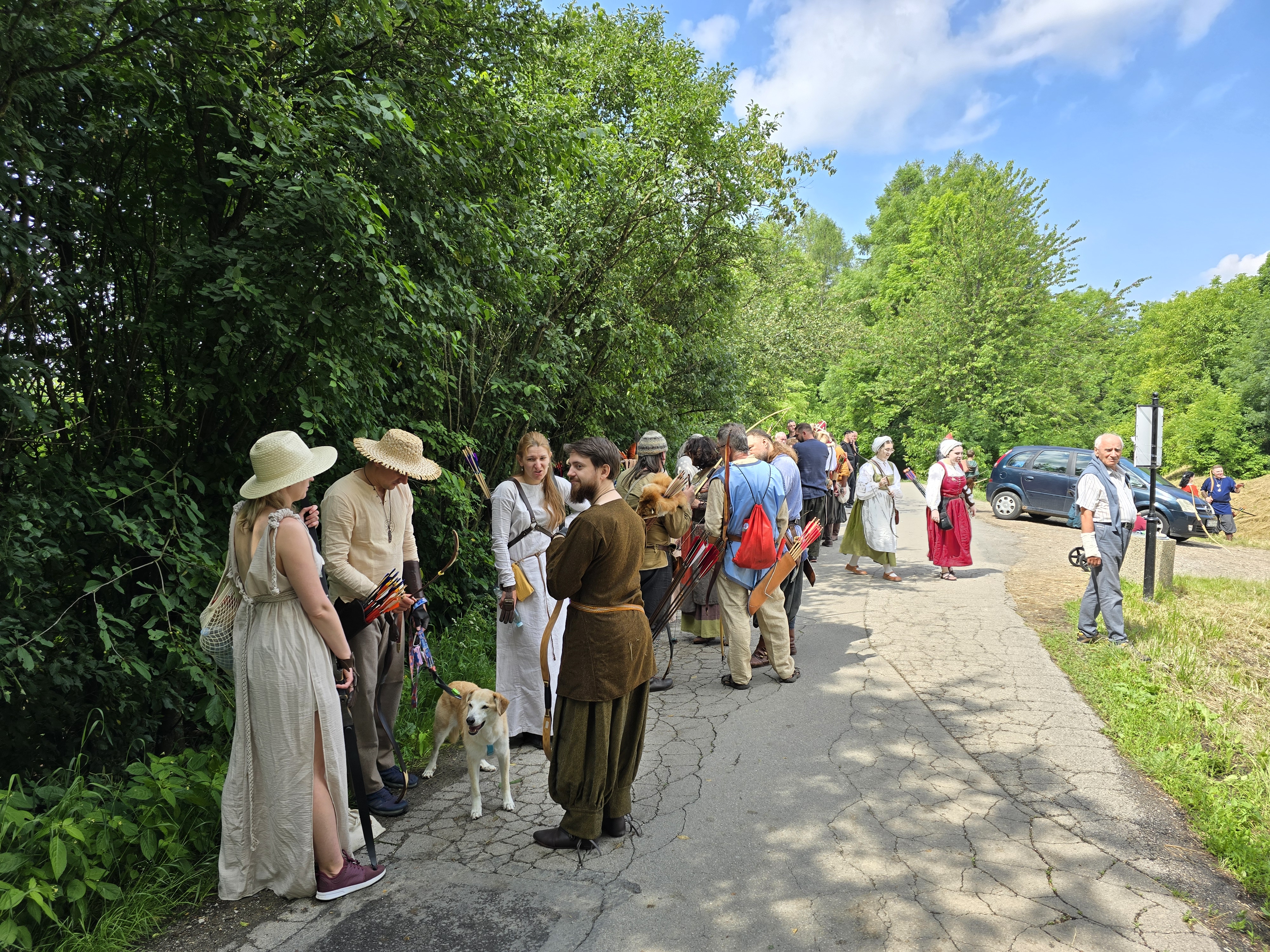 Na Górze św. Marcina znów można poczuć się jak w średniowiecznej osadzie. Trwa Zamkomania