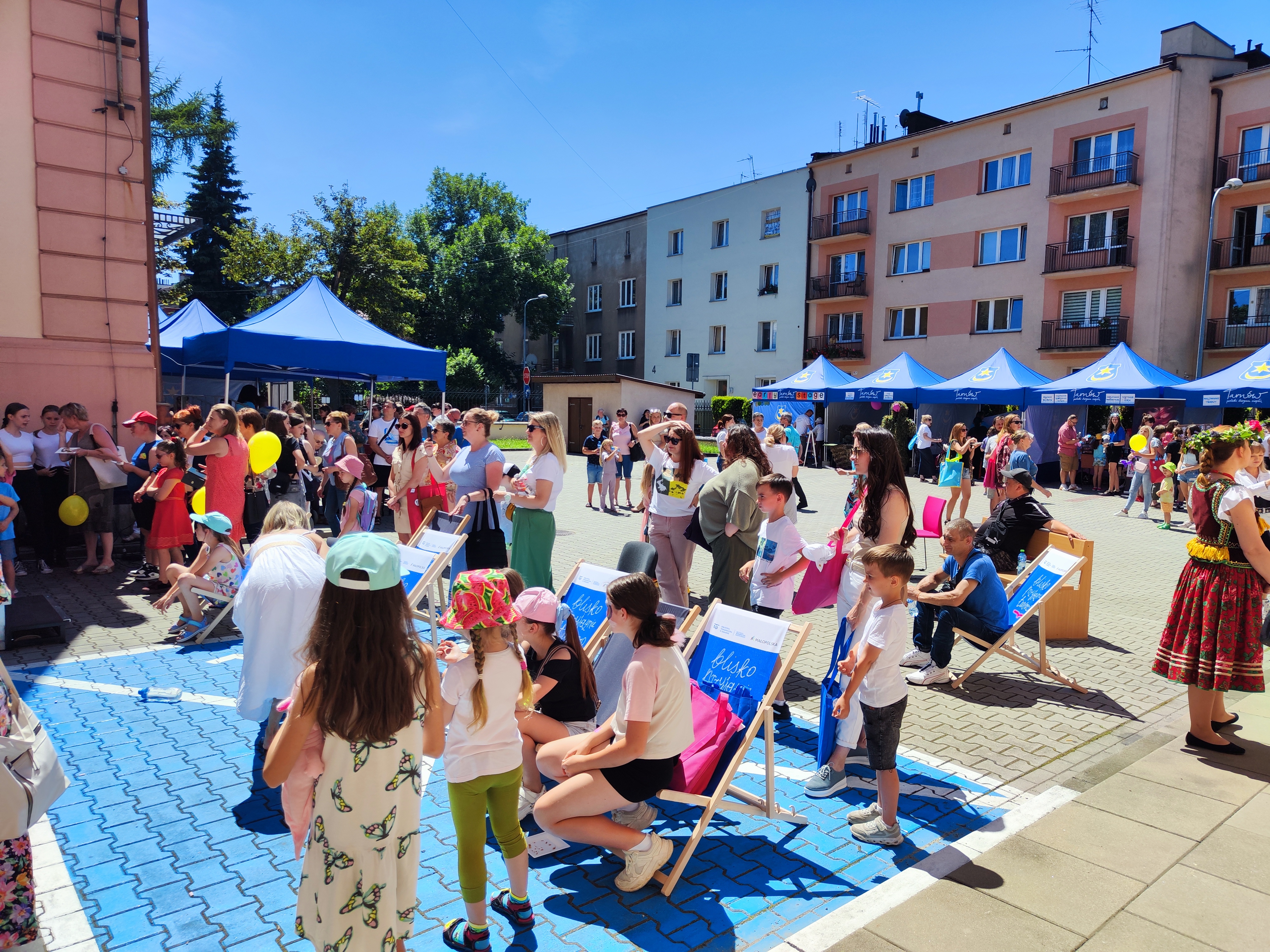 Piknik rodzinny przy Bibliotece Pedagogicznej w Tarnowie (15.06.2024 r.)