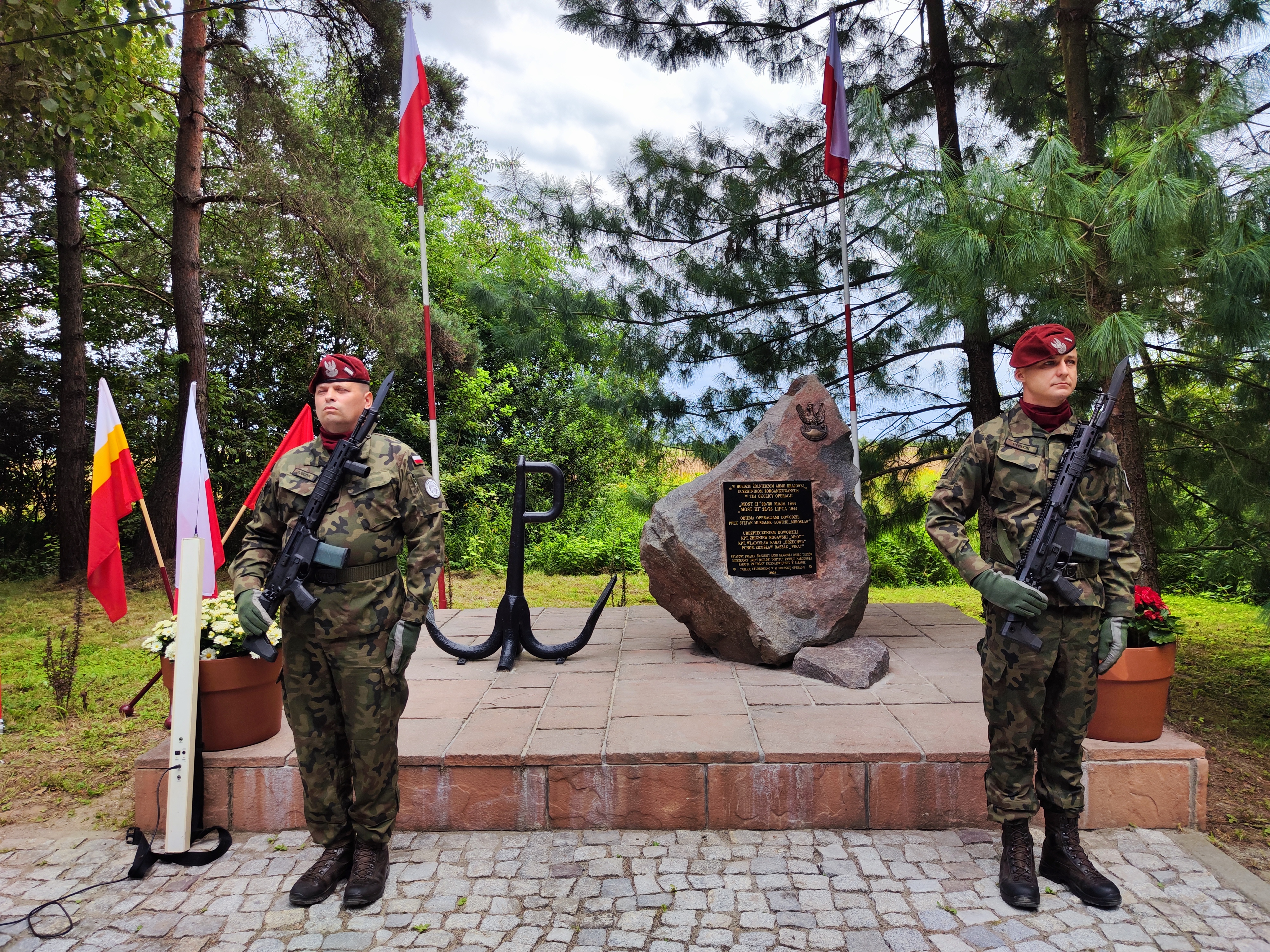 Obchody 80. rocznicy operacji Most III w Wał-Rudzie i Zabawie (28.07.2024 r.)