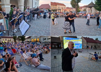 Zakończenie letnich potańcówek i kino plenerowe RDN Małopolska na zakliczyńskim rynku