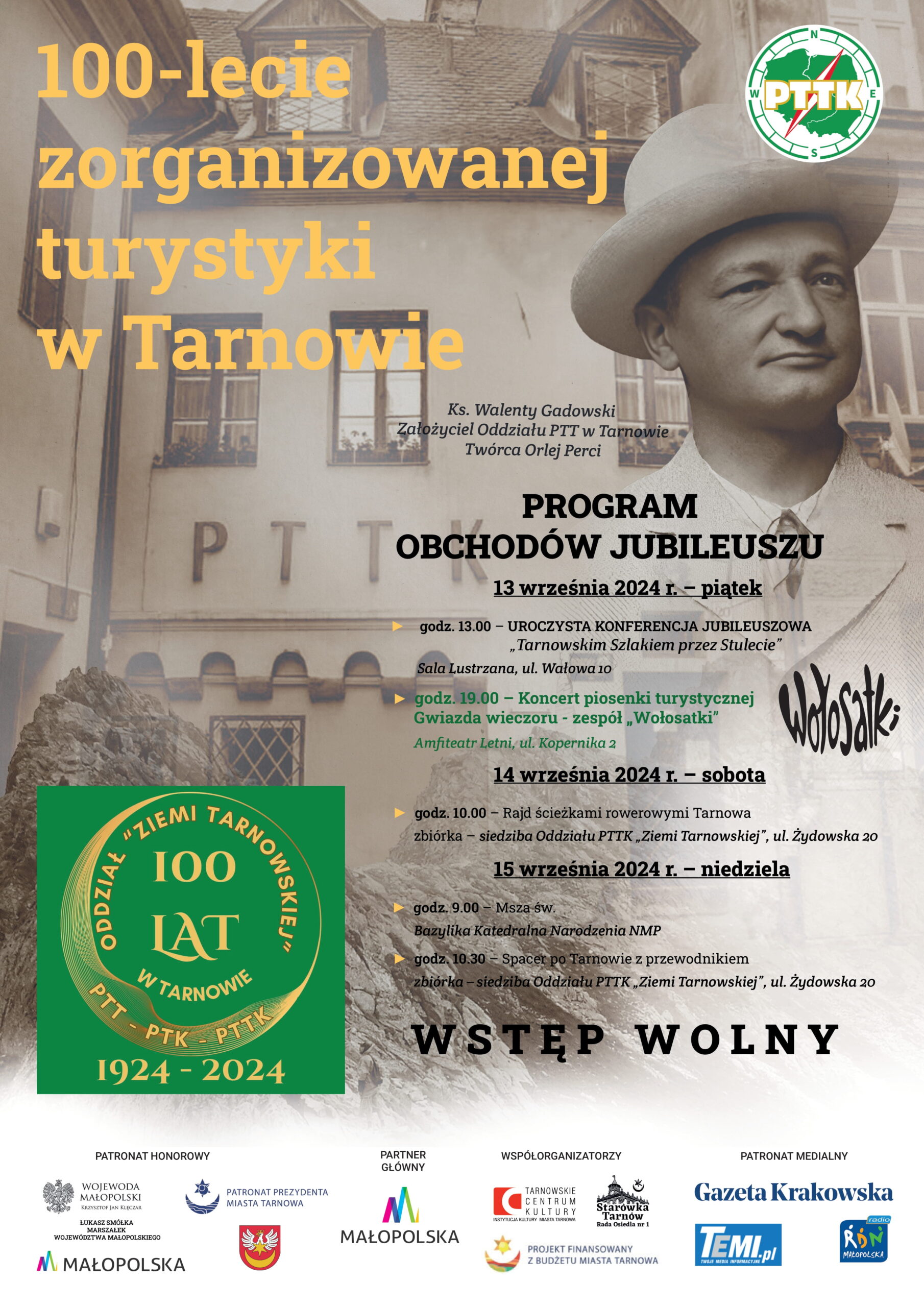 Plakat Jubileuszu PTTK Tarnow scaled