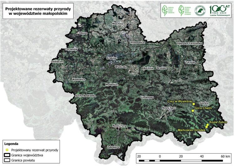 rezerwaty mapa