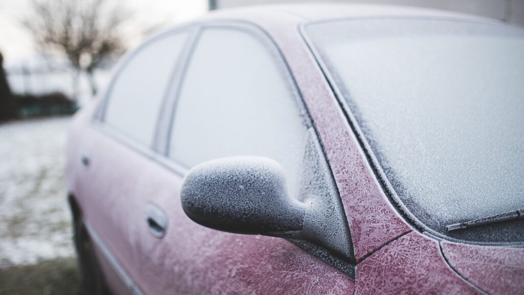 frozen car crystal