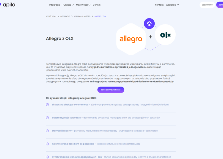 Apilo Integracja Allegro z OLX