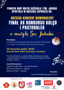 Plakat Final Konkursu koled i pastoralek o Muszle 2025