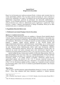 II list do koryntian 1