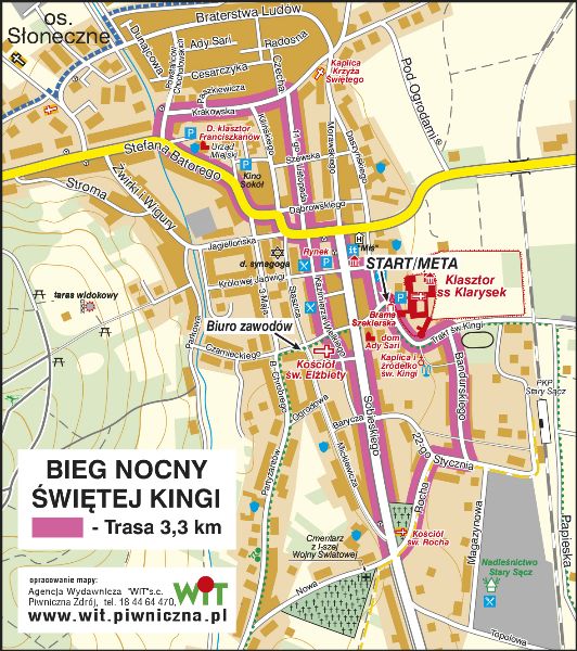 Mapa trasy
