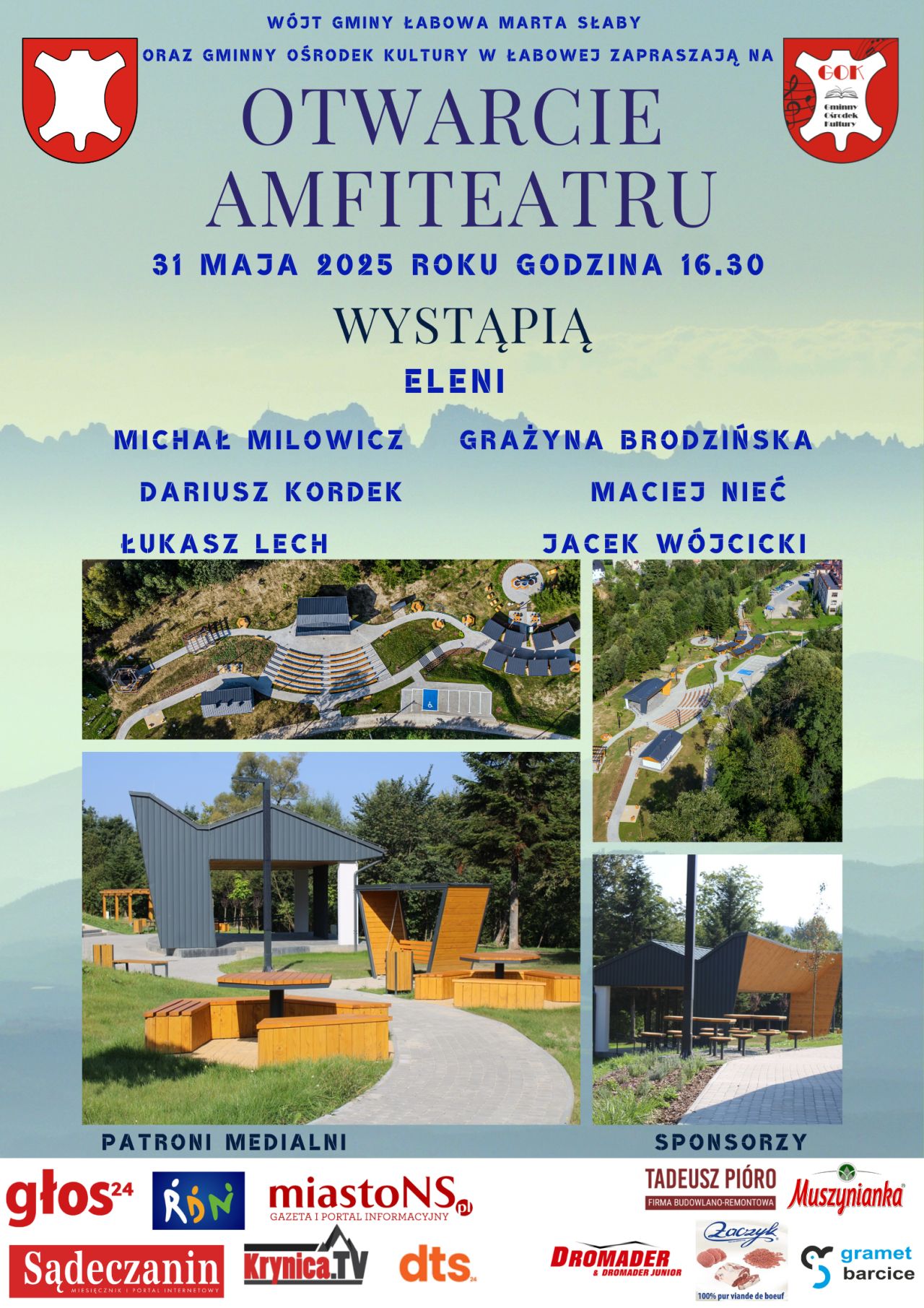 OTWARCIE plakat amfiteatr