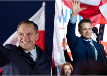 kolaz Nawrocki Trzaskowski