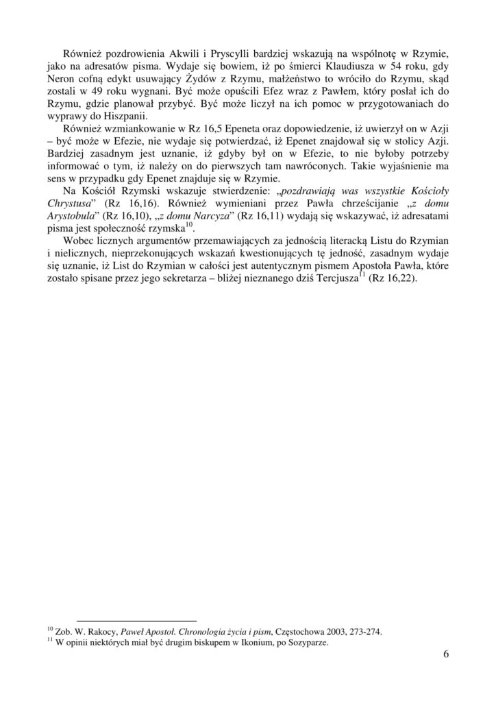 list do rzymian cz1 6