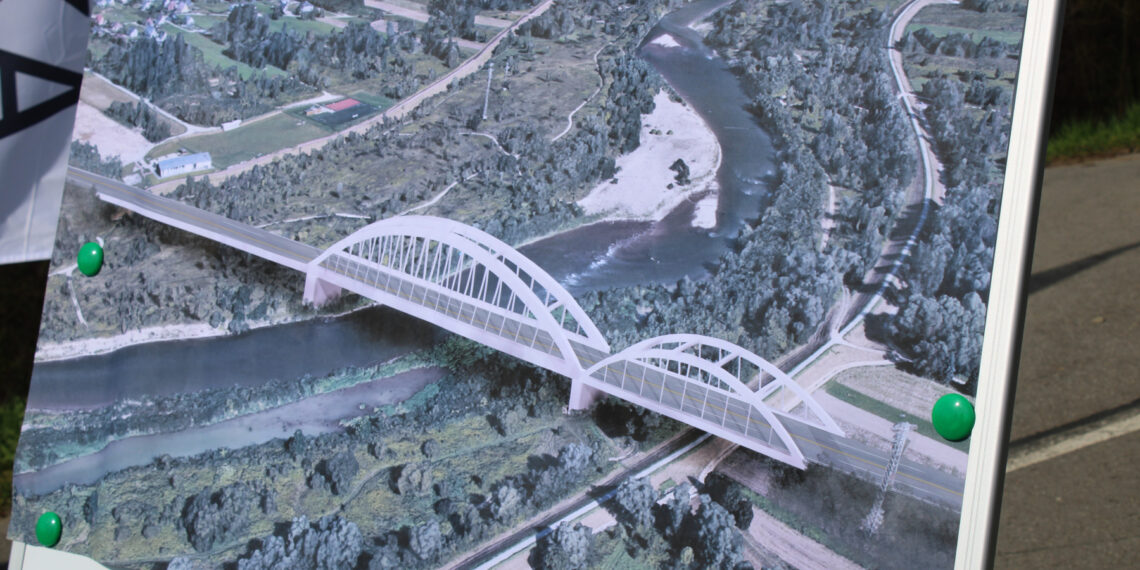 most dunajec wizualizacja