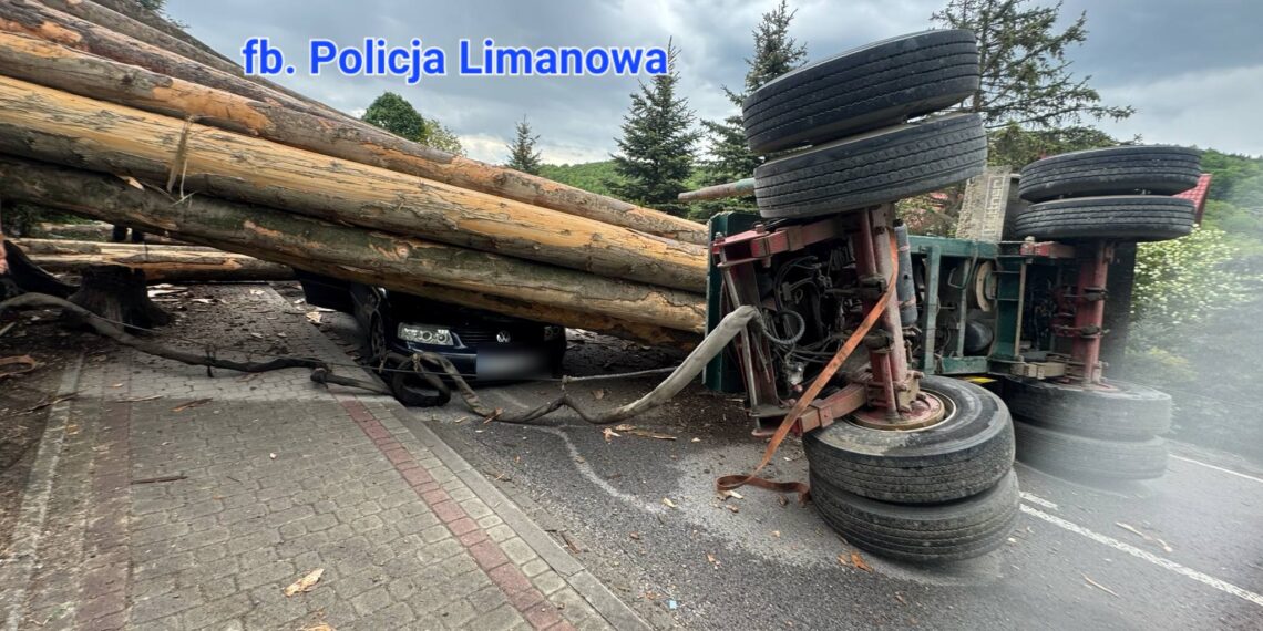 wypadek laskowa policja