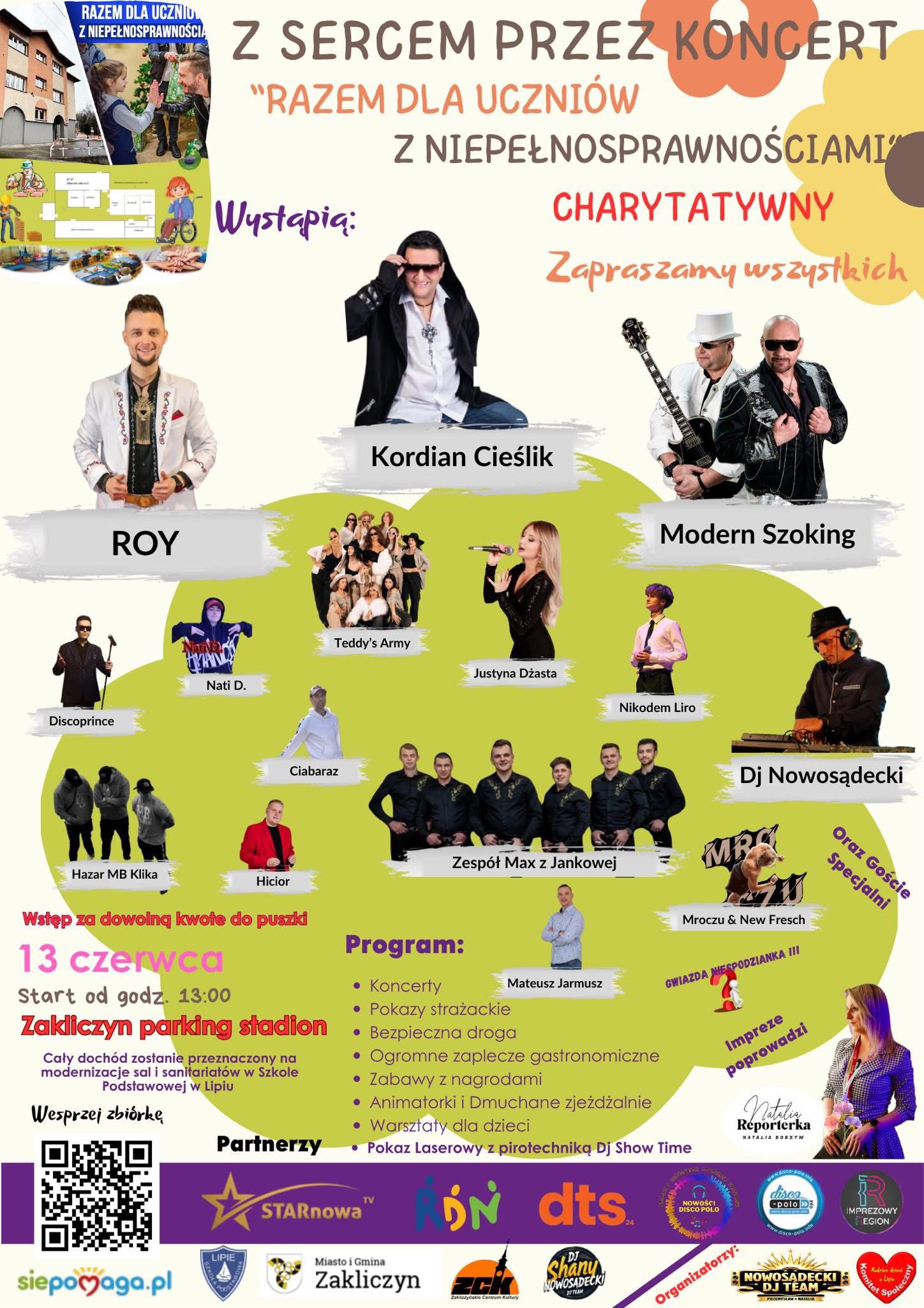 Koncert charytatywny dla szkoły w Lipiu. Organizatorzy chcą przekształcić placówkę na integracyjną