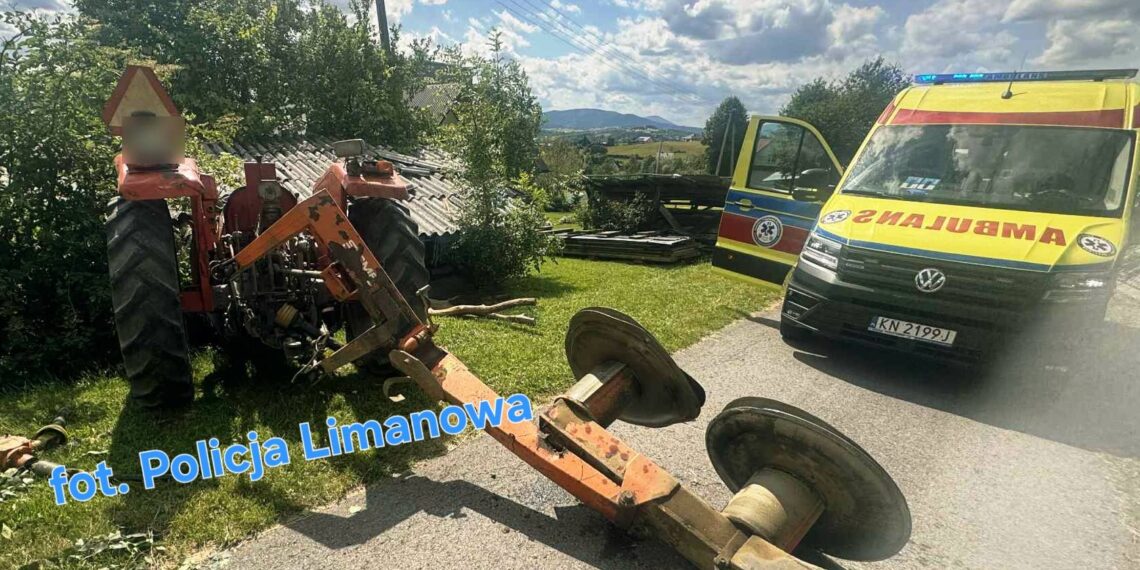 pijany traktorzysta policja2