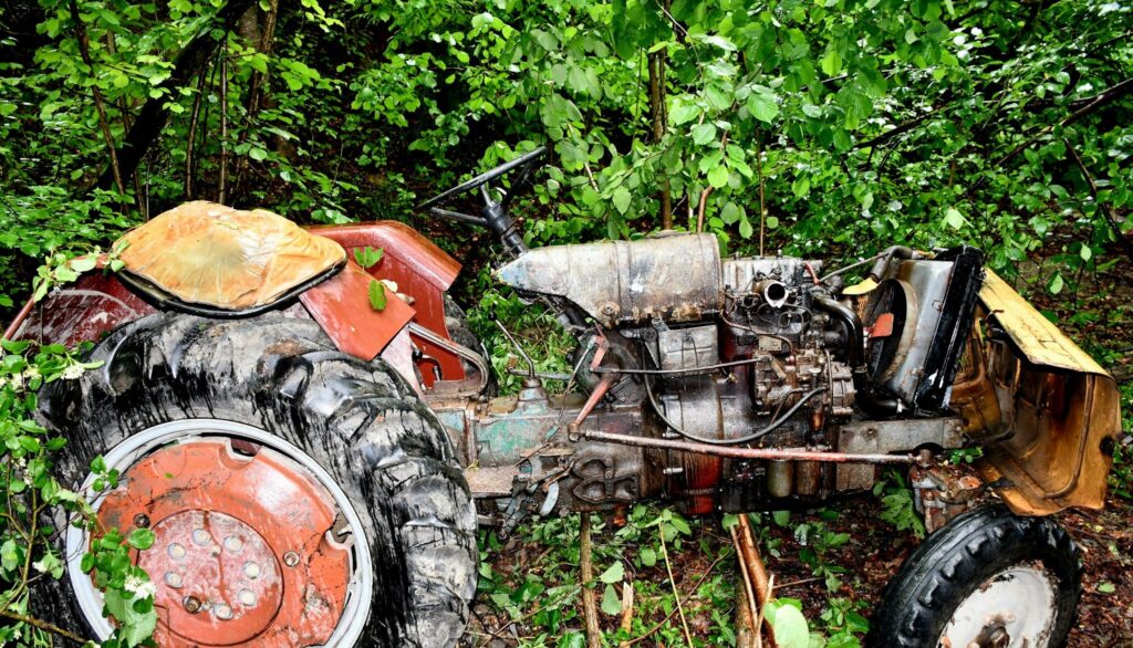 wypadek traktor