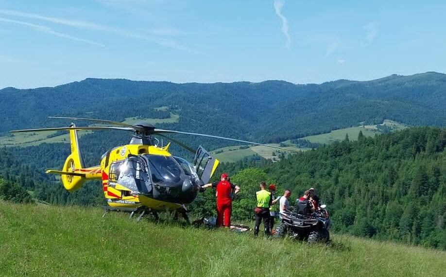 wypadek wysoka gopr szczawnica