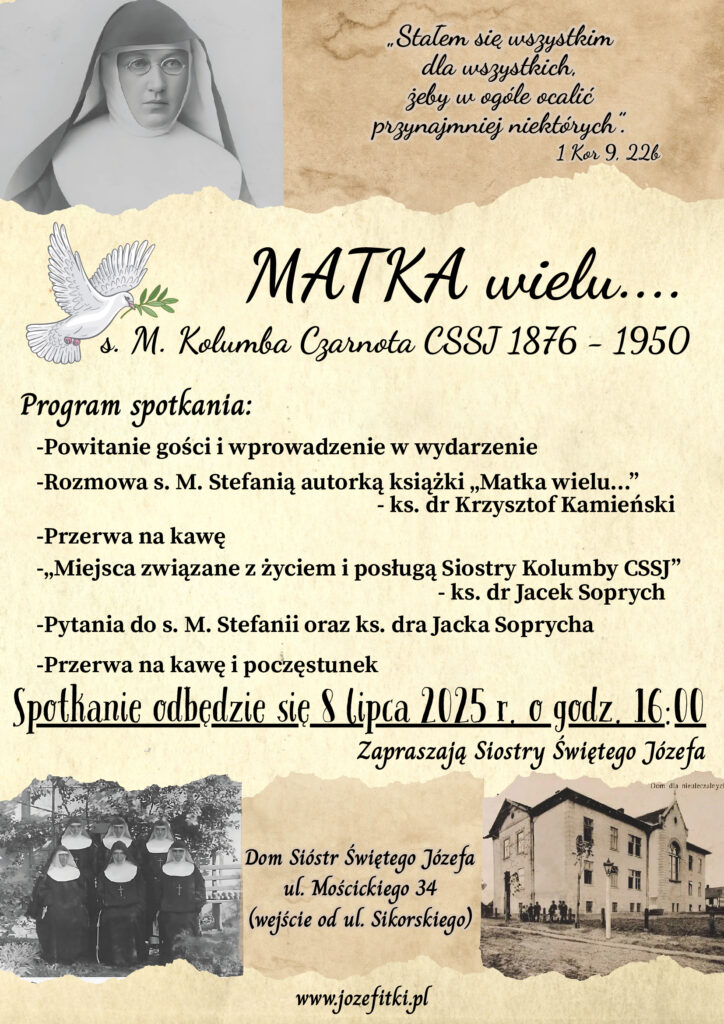 Matka wielu. prezentacja ksiazki o s. Kolumbie Czrnocie CSSJ