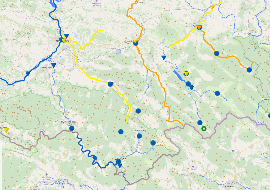 Screenshot 2025 07 09 at 16 03 23 Mapa Hydro IMGW PIB