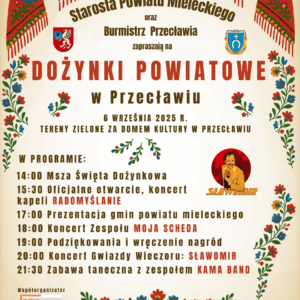 Dozynki Powiatowe w Przeclawiu PLAKAT