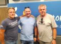 Na zdjęciu: Od lewej - Mariusz Matera (Vox), Jerzy Olszówska (dziennikarz RDN) i Dariusz Tokarzewski (Vox)