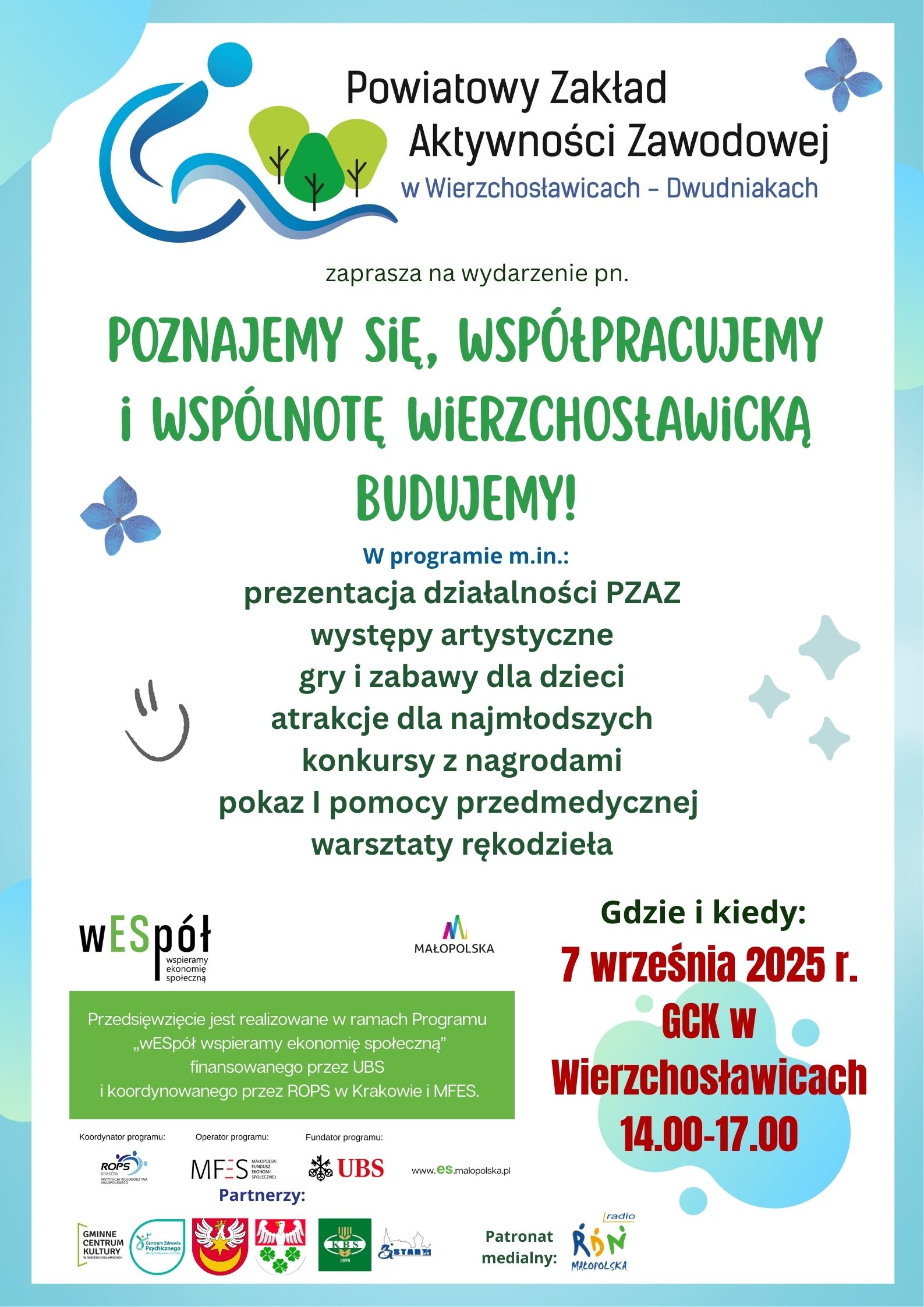 Powiatowy Zaklad Aktywnosci Zawodowej w Wierzchoslawicach Dwudniakach
