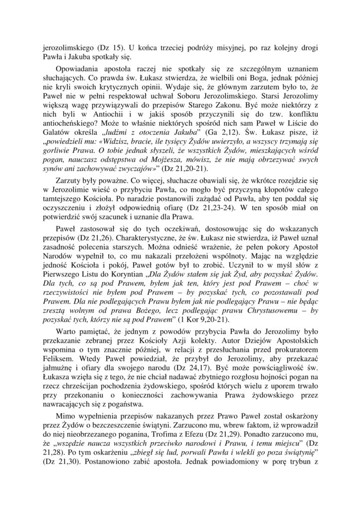 1. Apostol Pawel Ku Jerozolimie 2