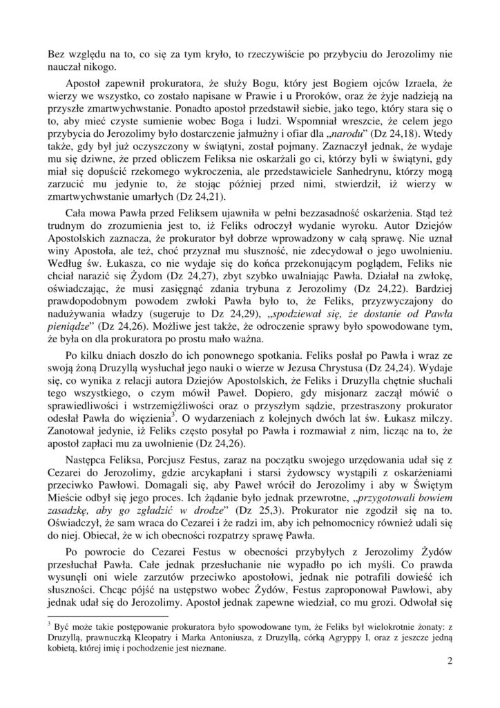 2. Apostol Pawel Wiezienie w Cezarei 2