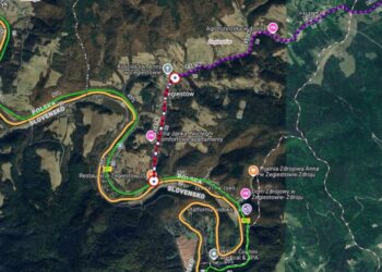 Żegiestów: Zamknięta droga powiatowa. Powodem remont 2 Mapa 990x672 1