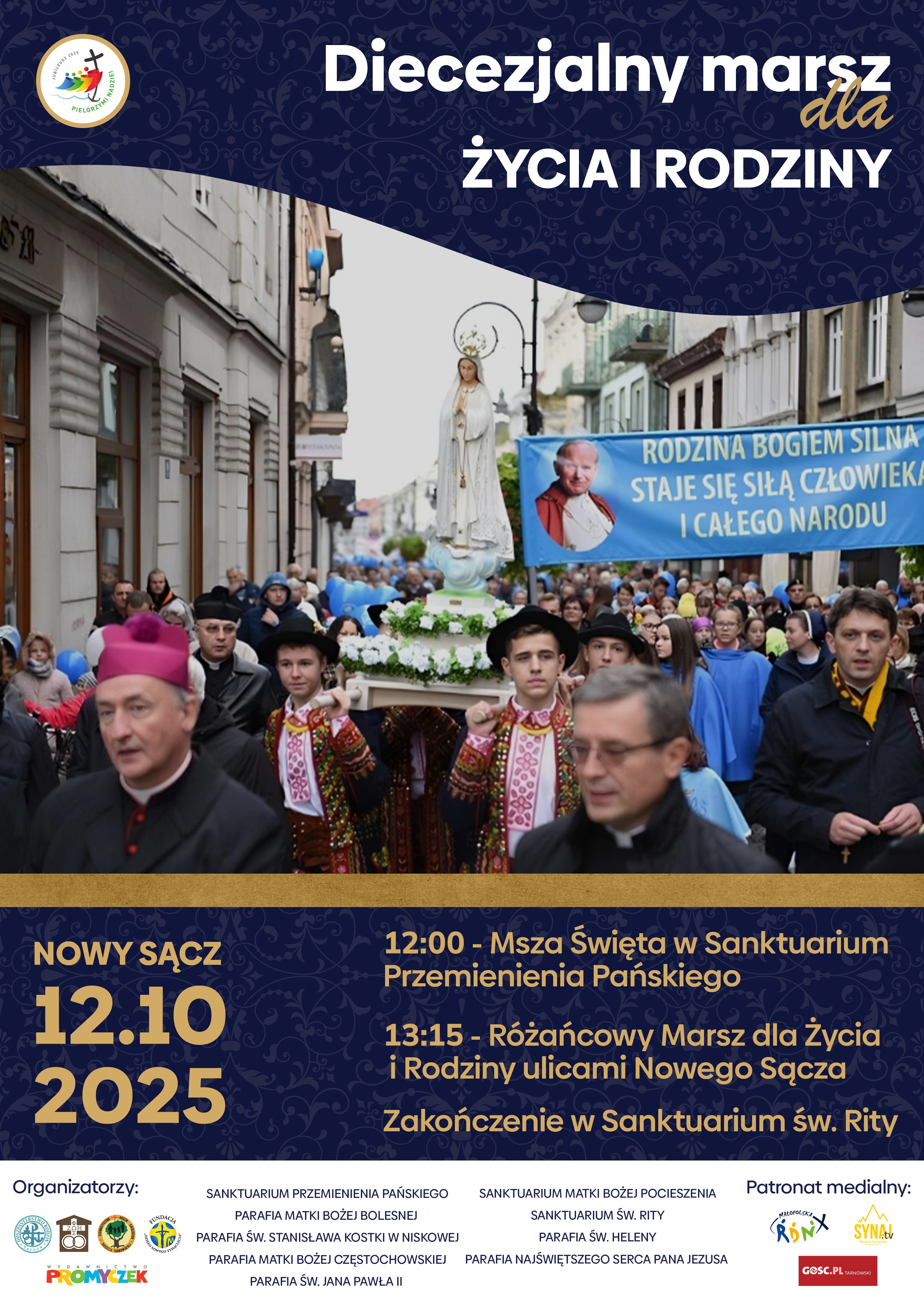 Siła w różańcu. Zbliża się Diecezjalny Marsz dla Życia i Rodziny – transmisja w RDN