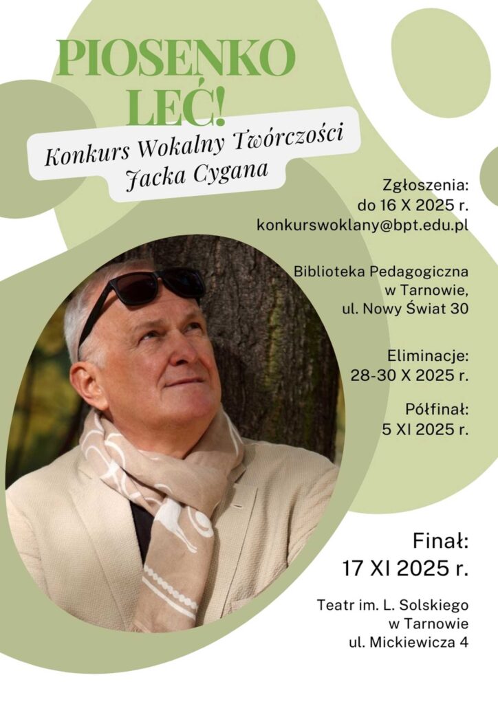 Plakat Wokalny Jacek Cygan