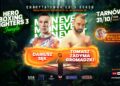 Sportowa rywalizacja w szczytnym celu - Charytatywna Gala Boksu w Tarnowie wesprze leczenie 4-letniego Krystianka 10 hero fighters baner fanpage sek gromadzki MAIN EVENT