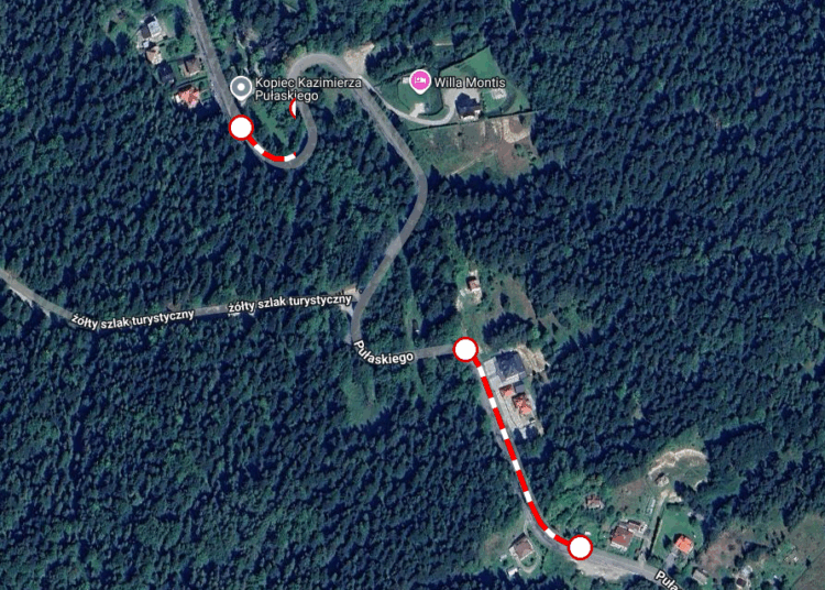 mapa krynica