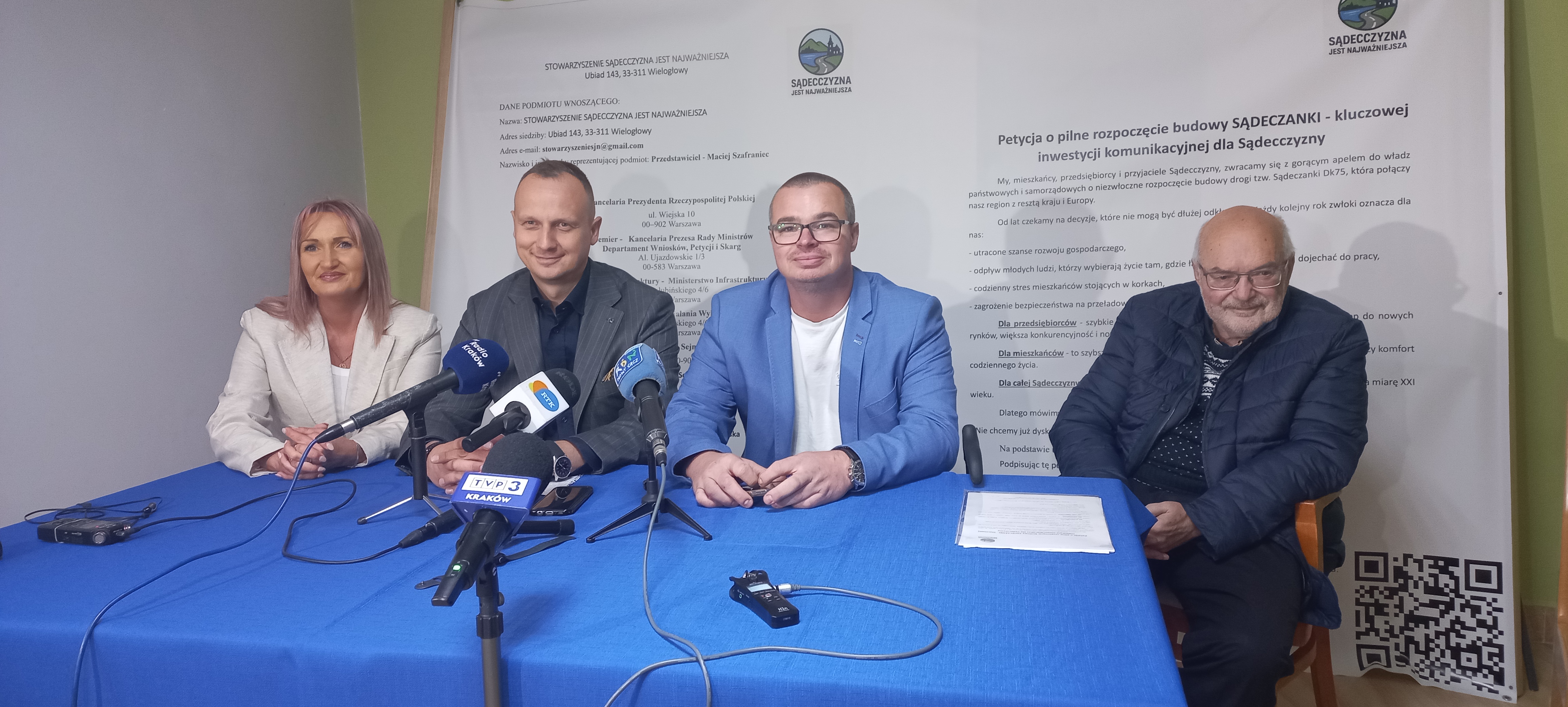 Ruszył zbiórka podpisów pod petycją o przyspieszenie budowy tzw. sądeczanki.