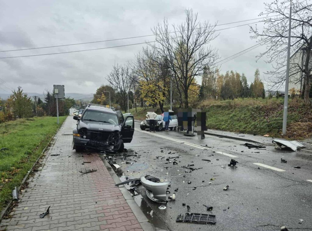 wypadek nawojowska regionalny reporter 1